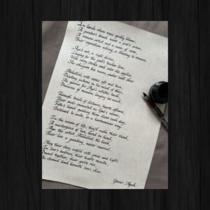 Personalized Poem Calligraphy